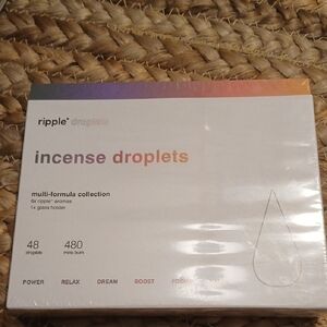 Ripple Incense Droplets Multi-Formula Set - White and Orange